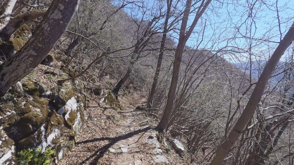 Sentiero discesa Colmegnone