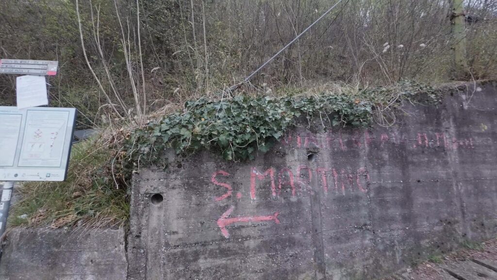 Indicazioni ferrata Medale