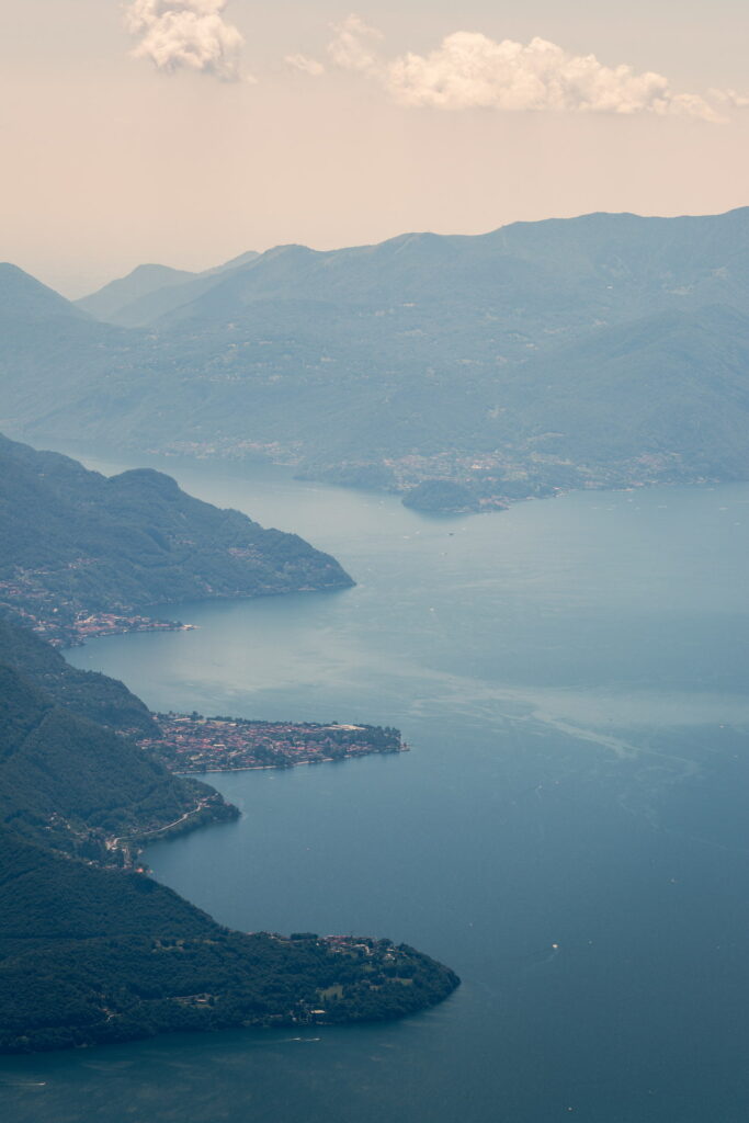 Foto dalla cima del Sasso Canale