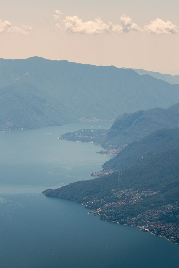 Foto dalla cima del Sasso Canale