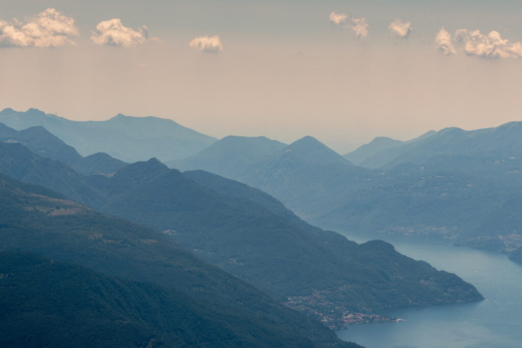 Foto dalla cima del Sasso Canale