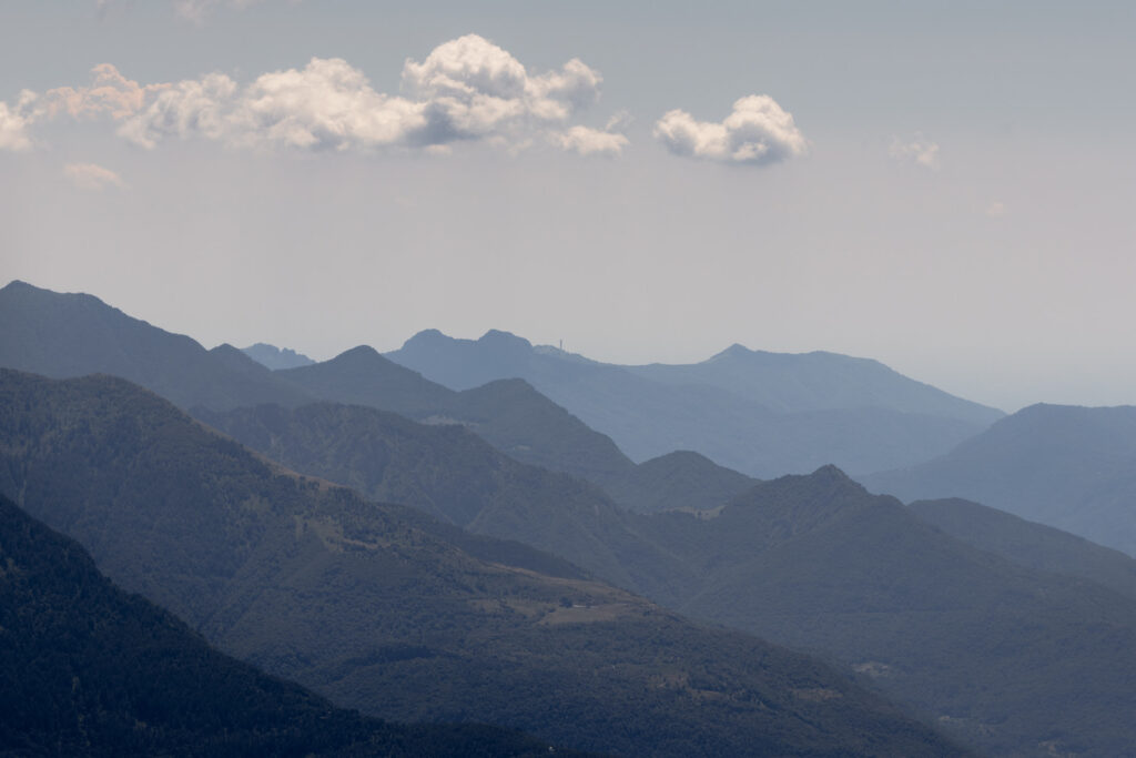 Foto dalla cima del Sasso Canale