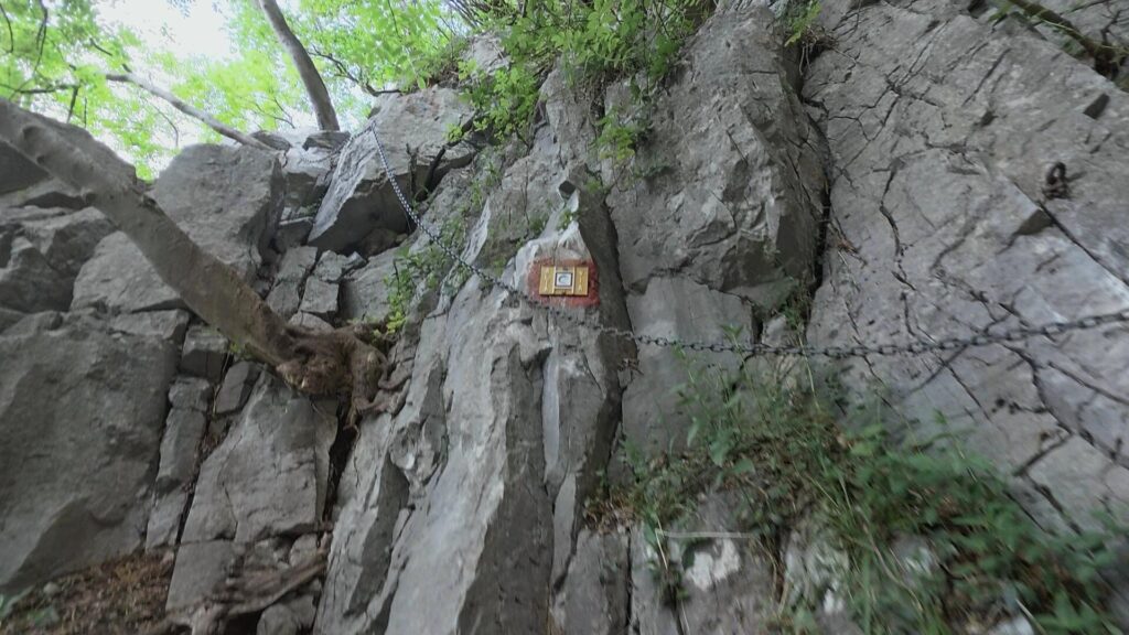 salita attrezzata Sentiero Pizzetti