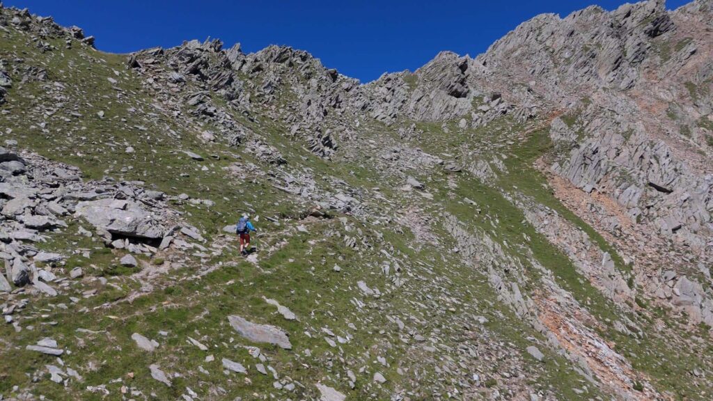 sentiero per Sasso Bianco