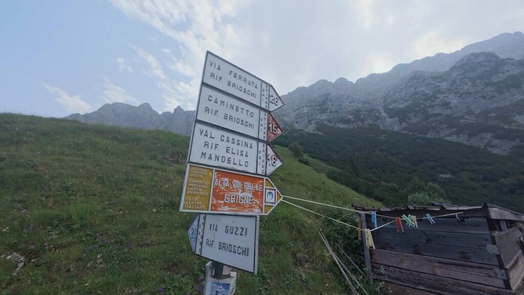 Indicazioni per Val Cassina