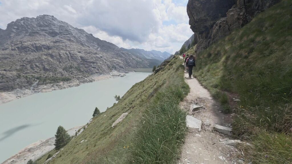 sentiero ritorno Alpe Gera
