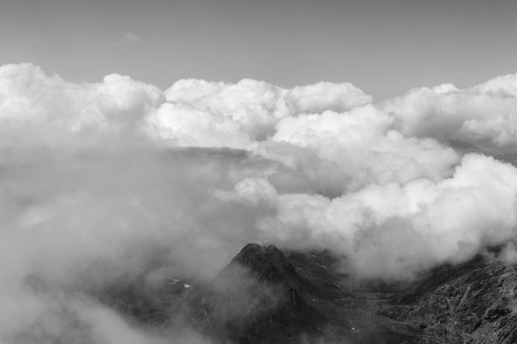 Nuvole e panorami dal Tambò