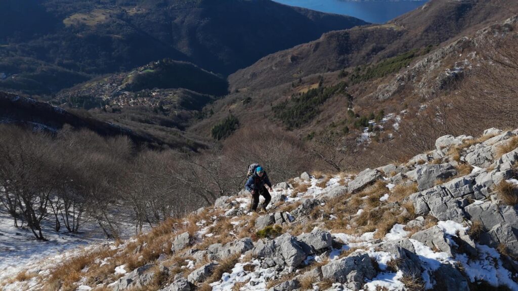 sentiero in cresta Pizzi Parlasco