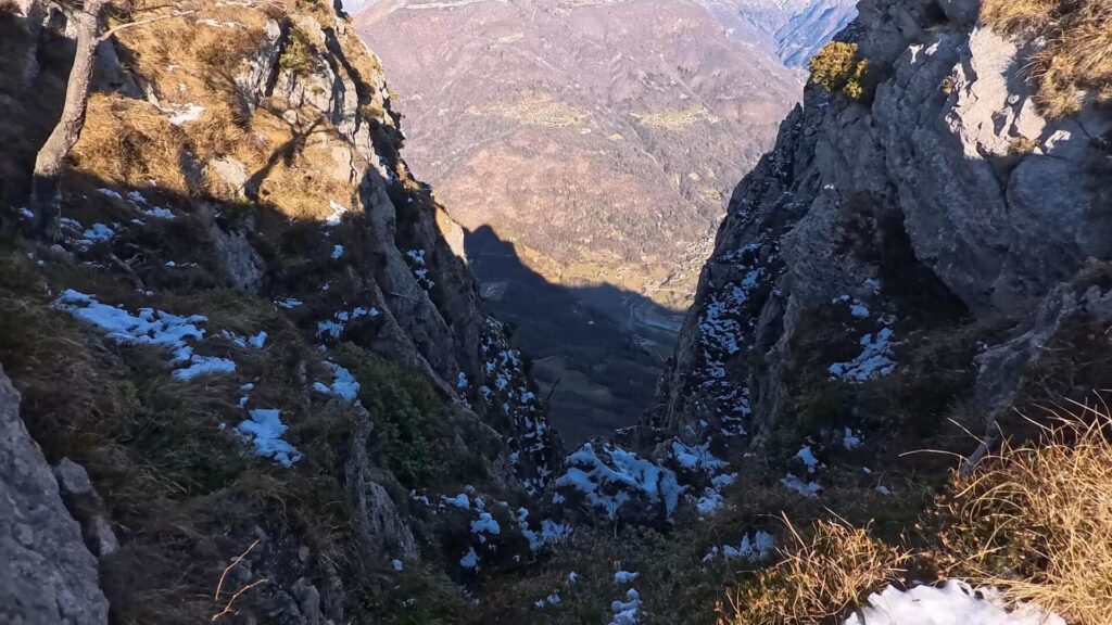 sentiero in cresta Pizzi Parlasco