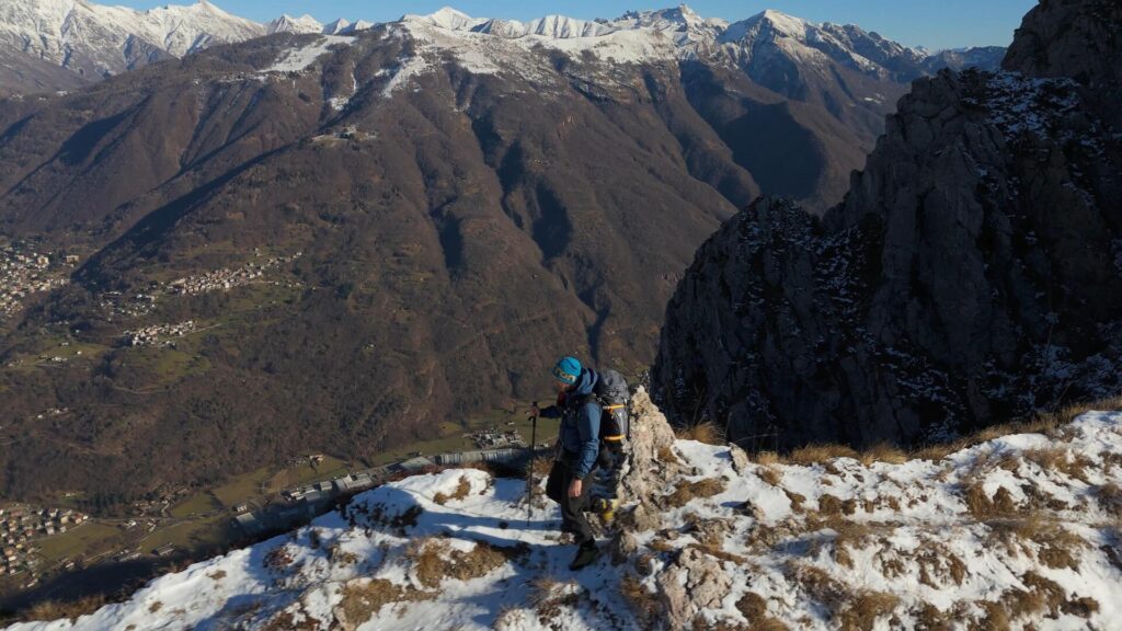 sentiero in cresta Pizzi Parlasco