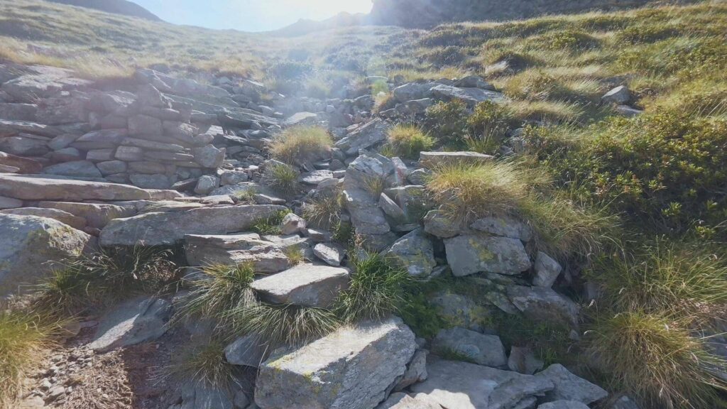 sentiero per Pizzo Alto
