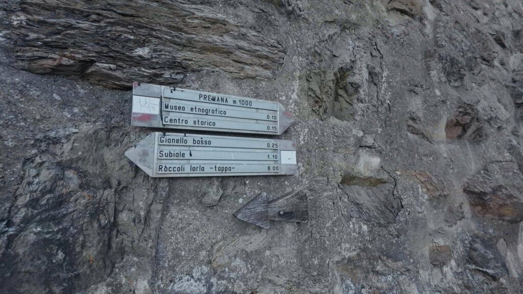 Cartelli Cai Pizzo Alto