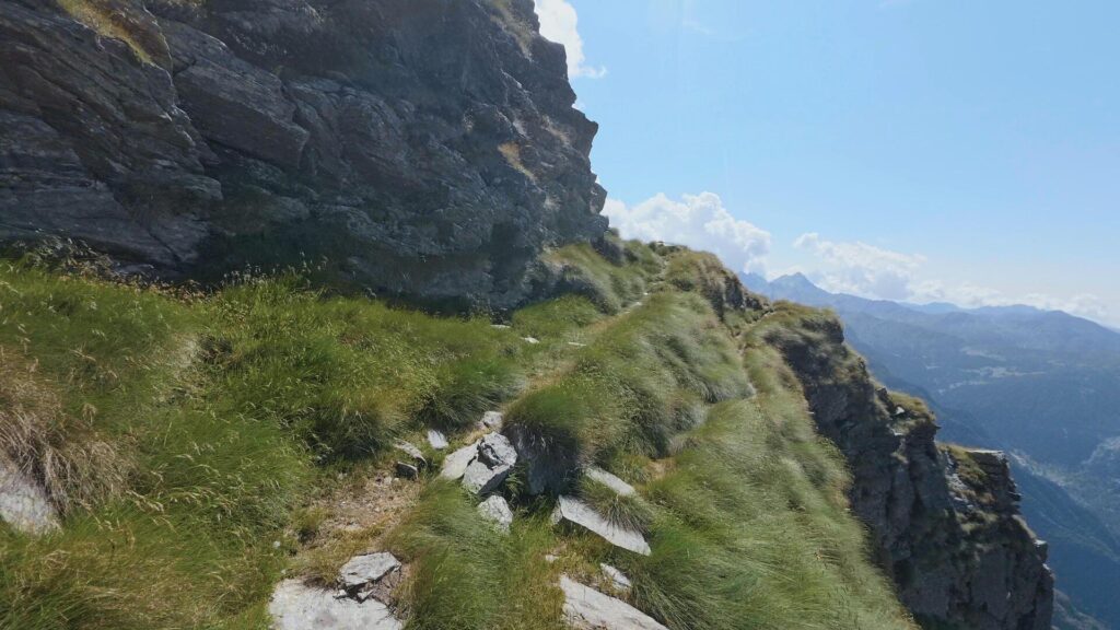 sentiero per Pizzo Alto