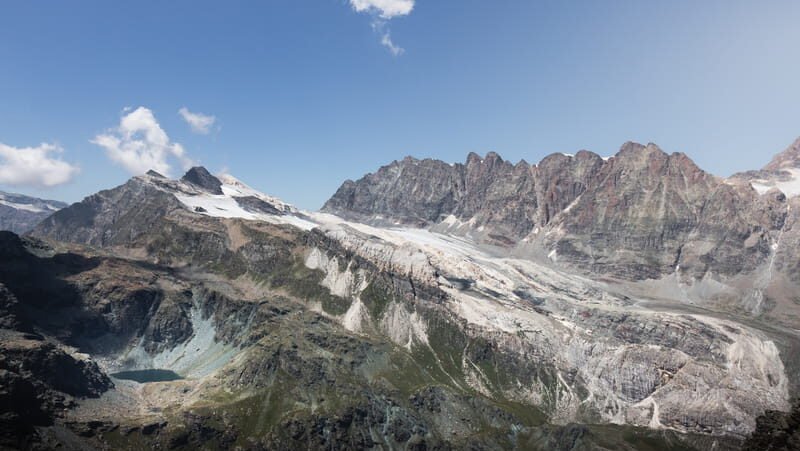 Panorami dal Monte delle Forbici sul Bernina