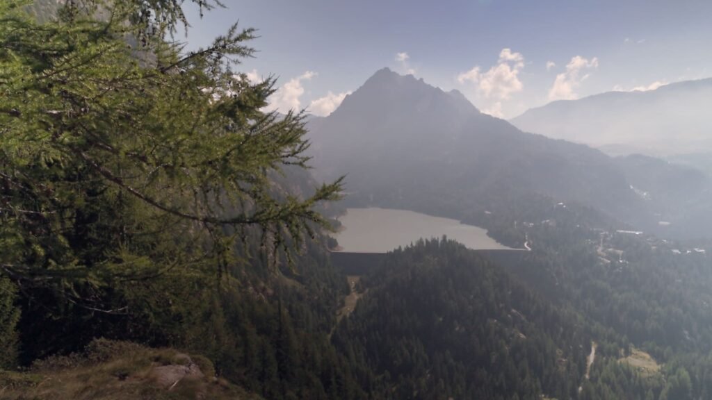 Panorama diga Campo Moro