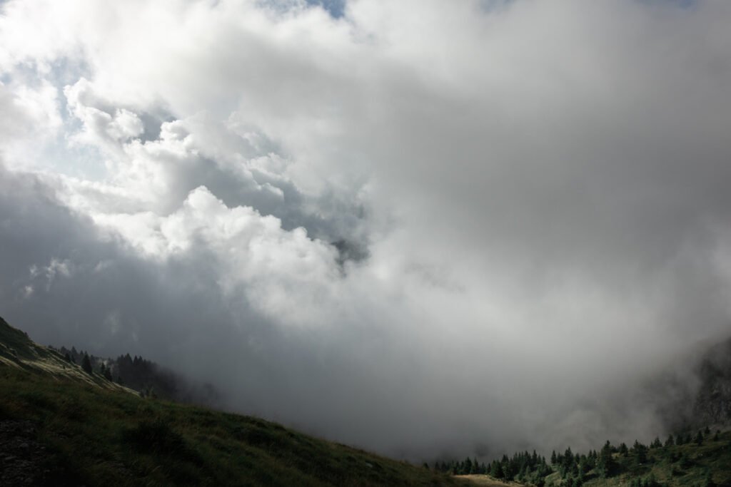 Nebbia in Presolana